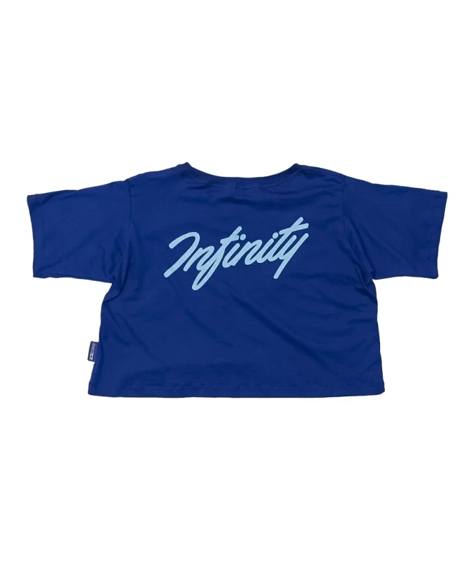 Camiseta Cropped Octa Infinity Azul