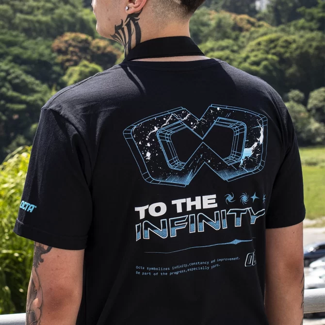 Camiseta Octa Infinity Preta - Image 2