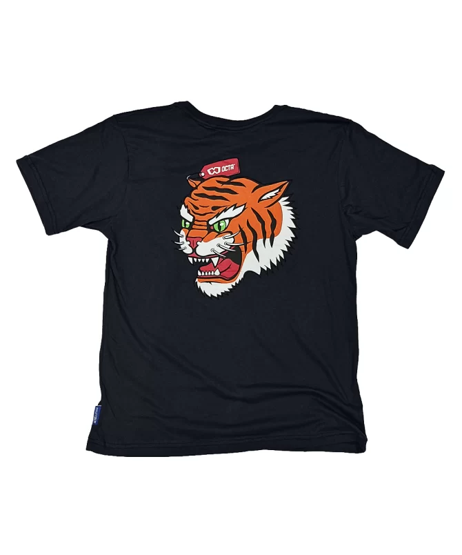 Camiseta Octa Tigre Selvagem Preta